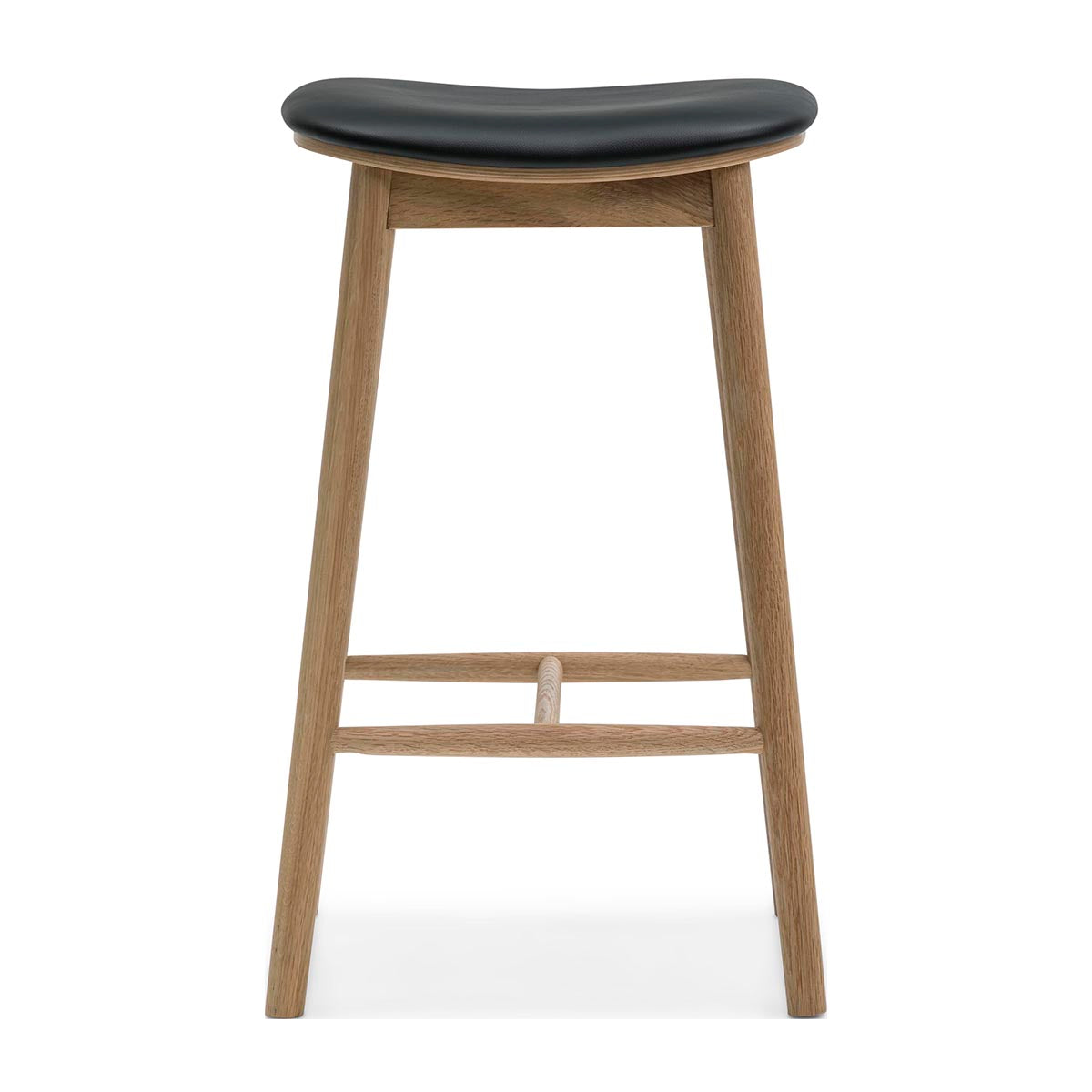 Lando Leather Backless Bar Stool