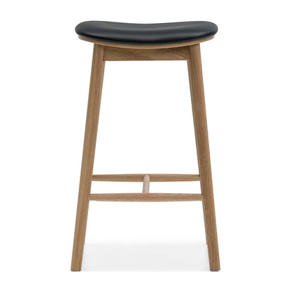 Lando Leather Backless Bar Stool
