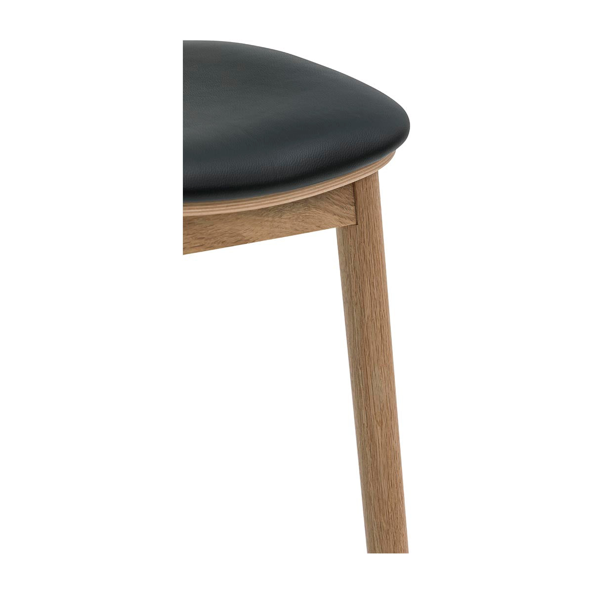 Lando Leather Backless Bar Stool