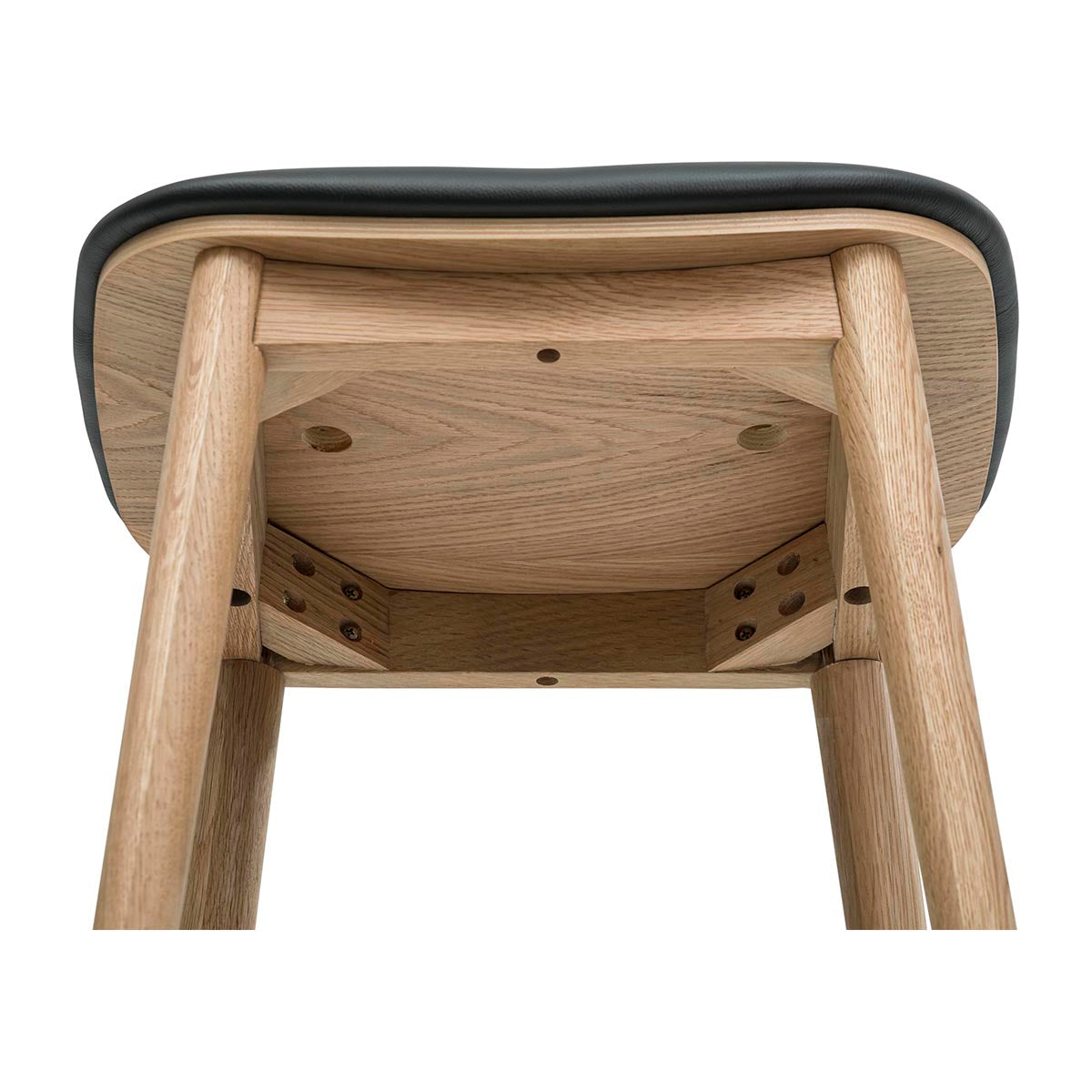 Lando Leather Backless Bar Stool