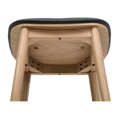 Lando Leather Backless Bar Stool