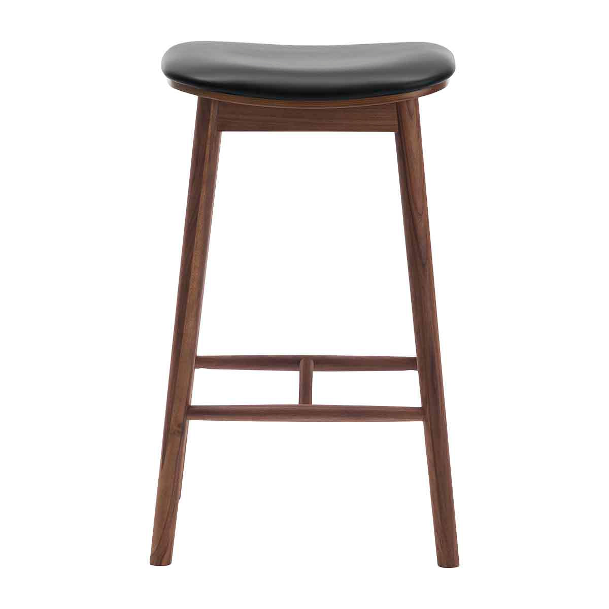 Lando Leather Backless Bar Stool