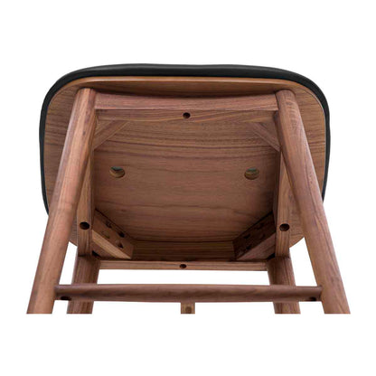 Lando Leather Backless Bar Stool