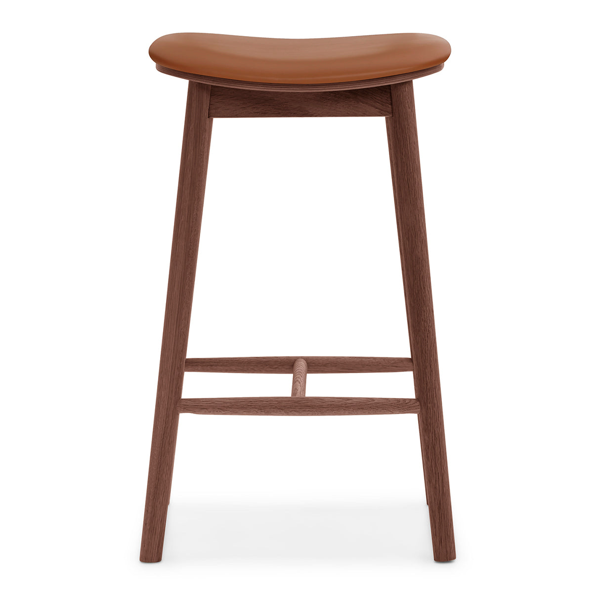 Lando Leather Backless Bar Stool