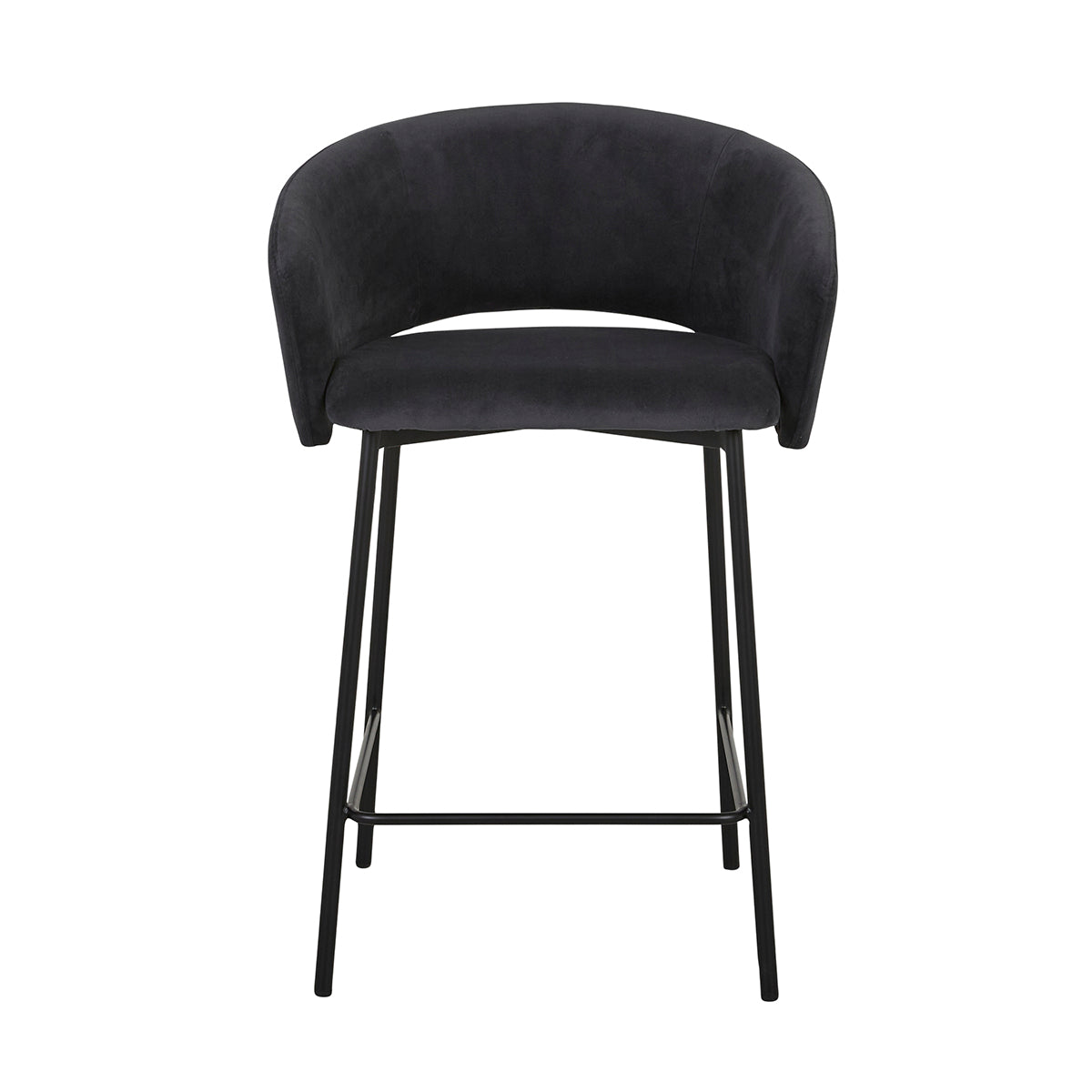 Asher Velvet Bar Stool (65cm)