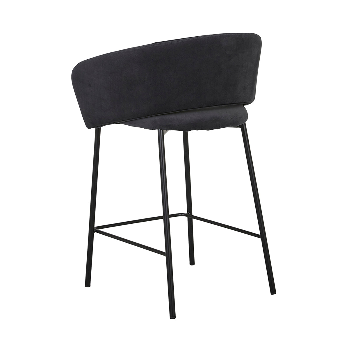 Asher Velvet Bar Stool (65cm)