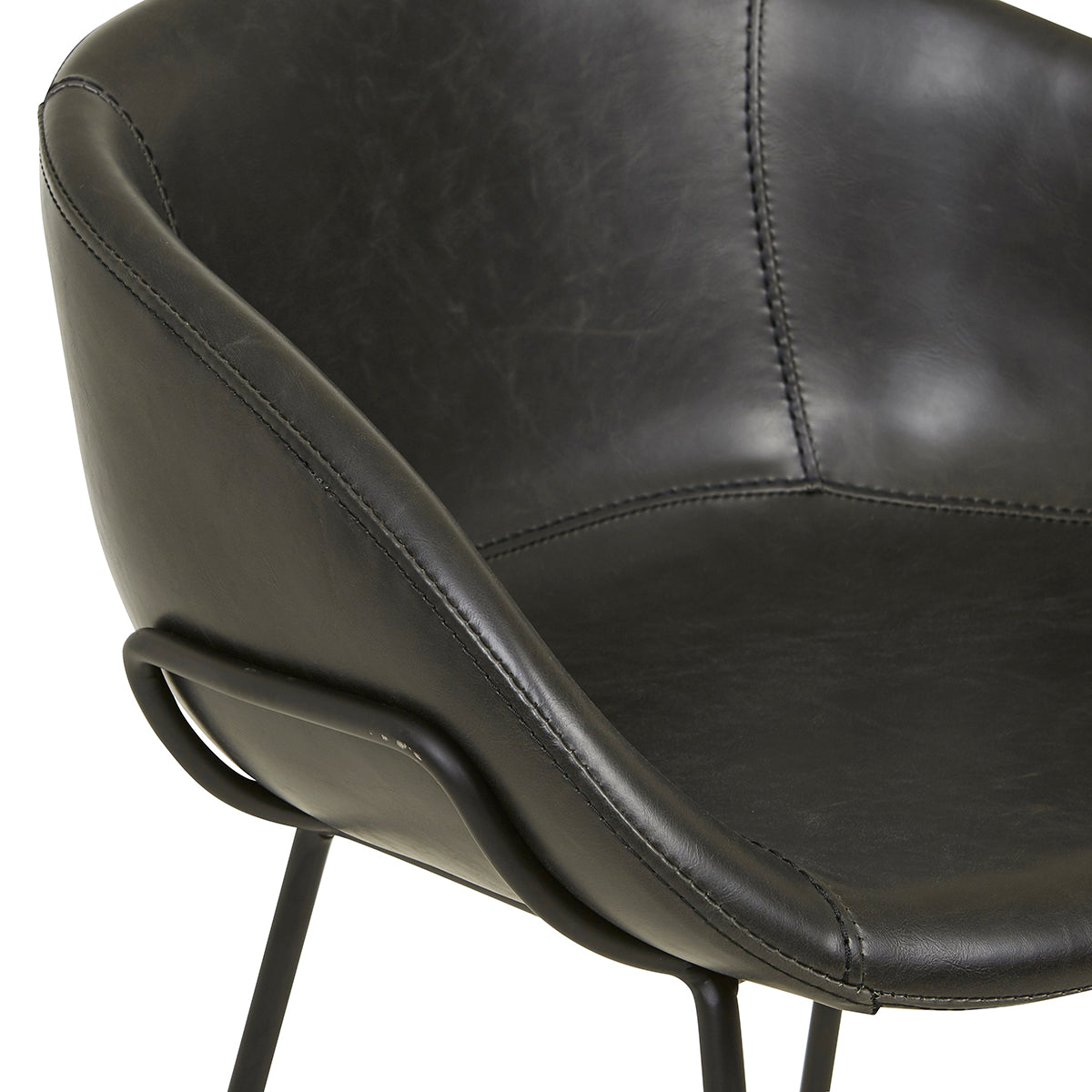 Duke Leatherette Bar Stool (65cm)
