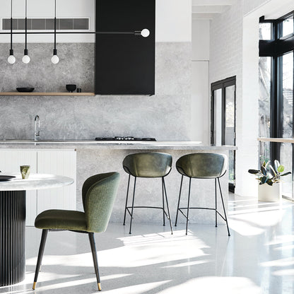 Duke Leatherette Bar Stool (65cm)