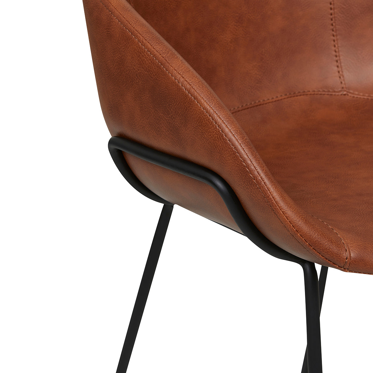 Duke Leatherette Bar Stool (65cm)