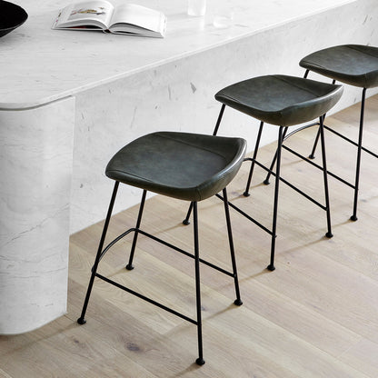 Turner Leatherette Bar Stool (66cm)