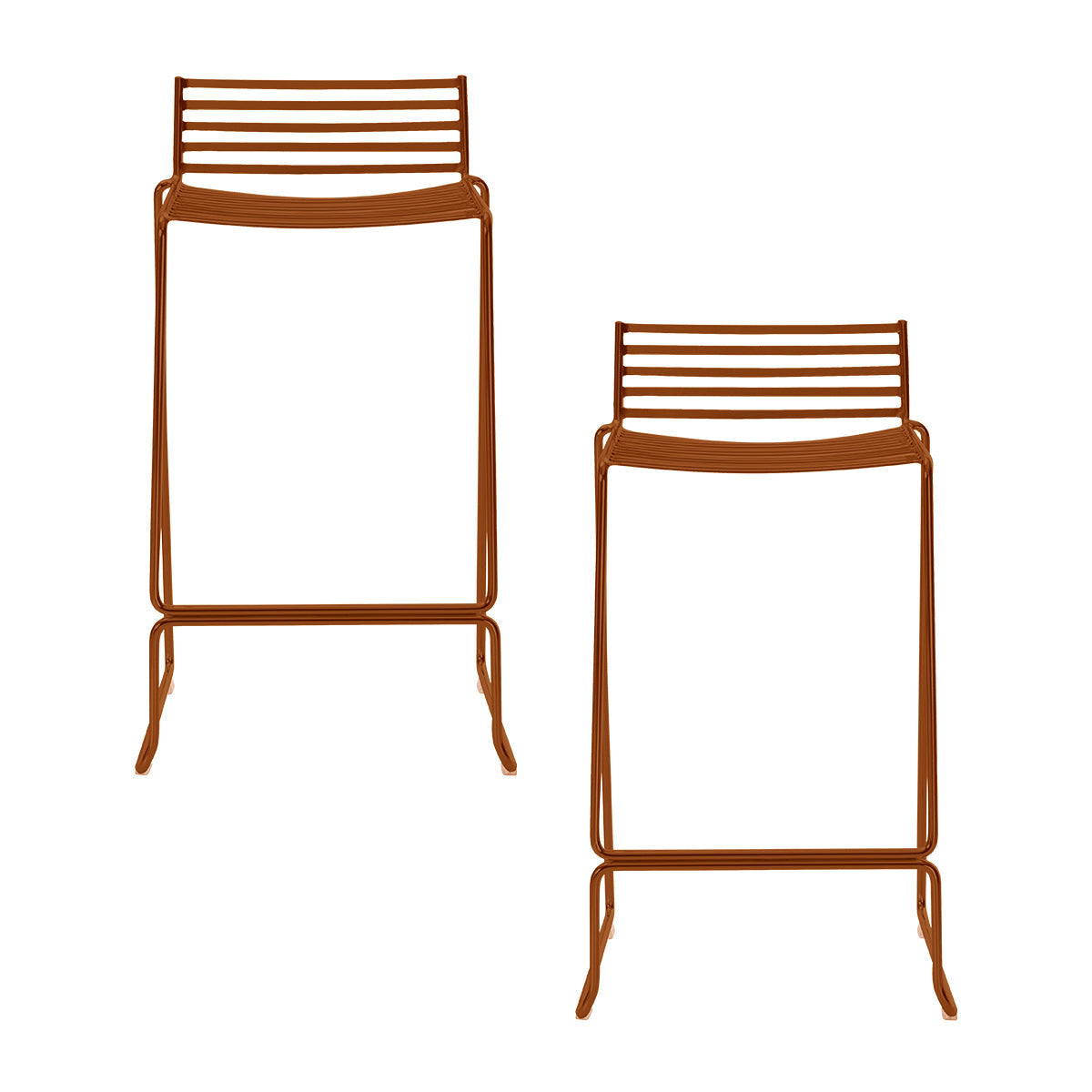Studio Wire Bar Stool (Set of 2, 65cm)
