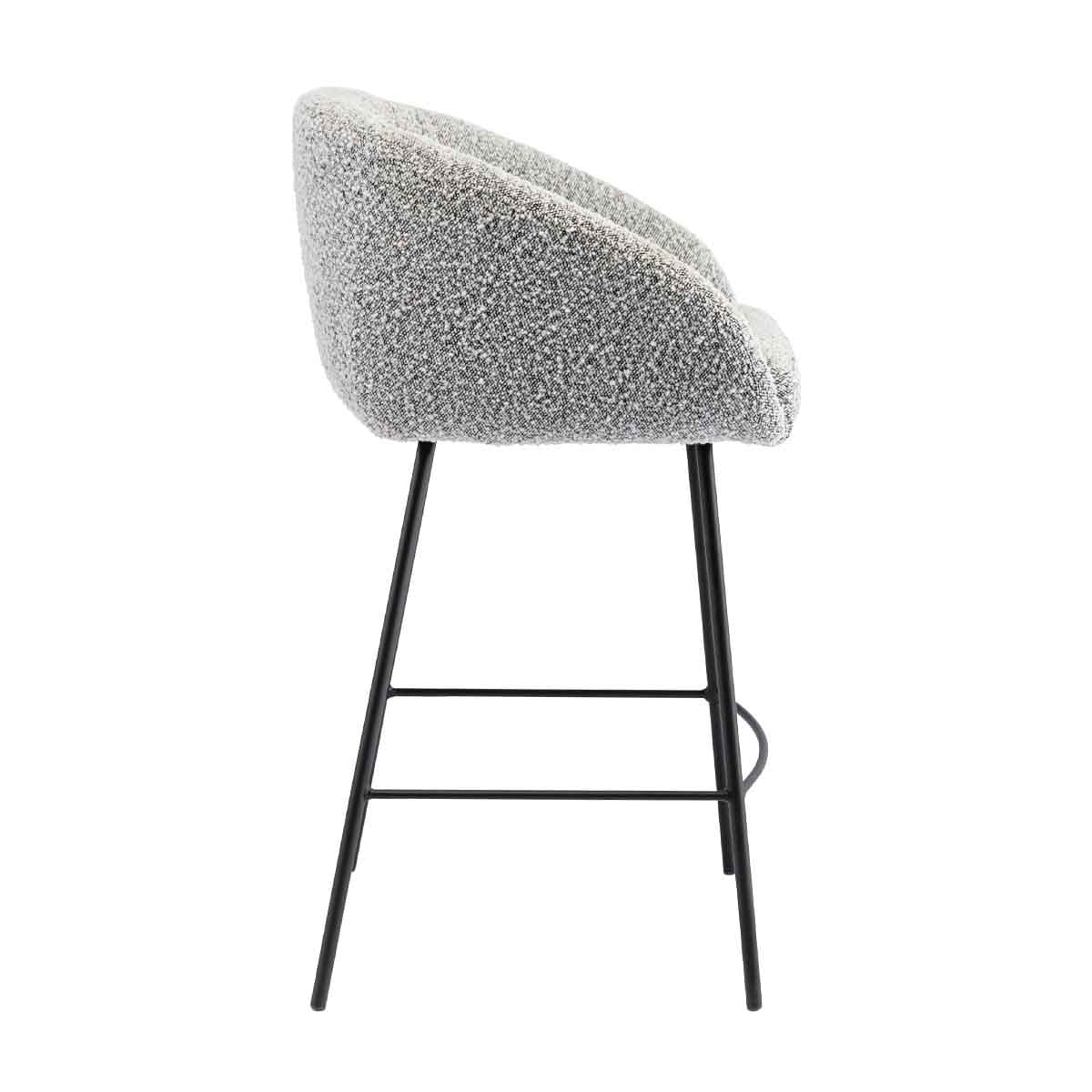 Avalon Boucle Bar Stool