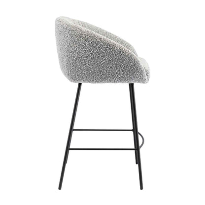 Avalon Boucle Bar Stool