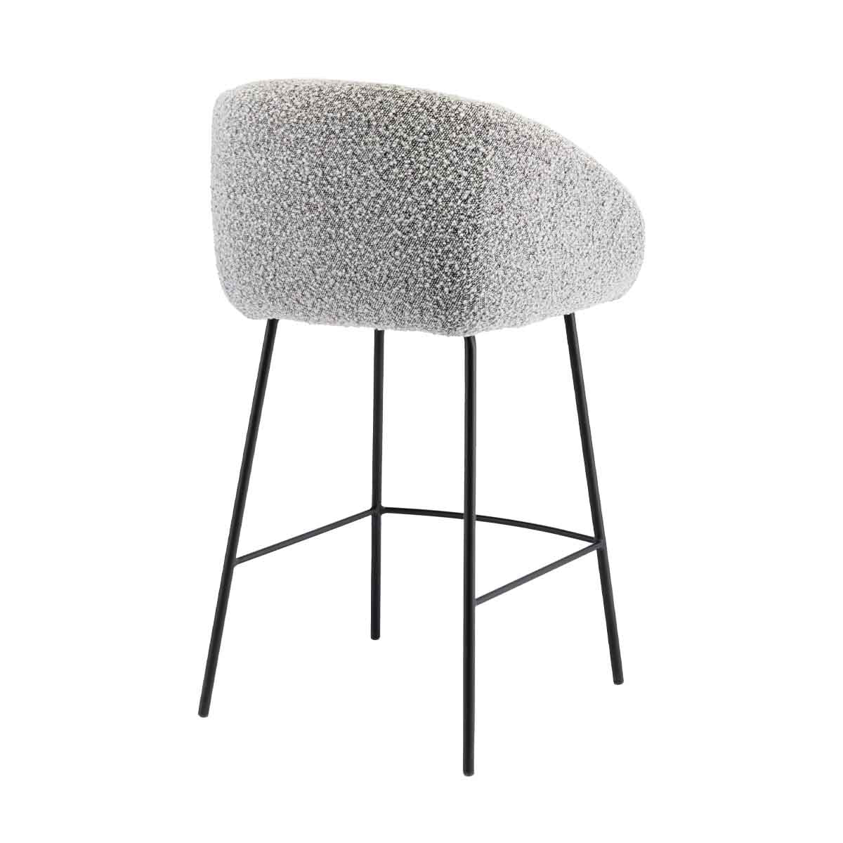 Avalon Boucle Bar Stool