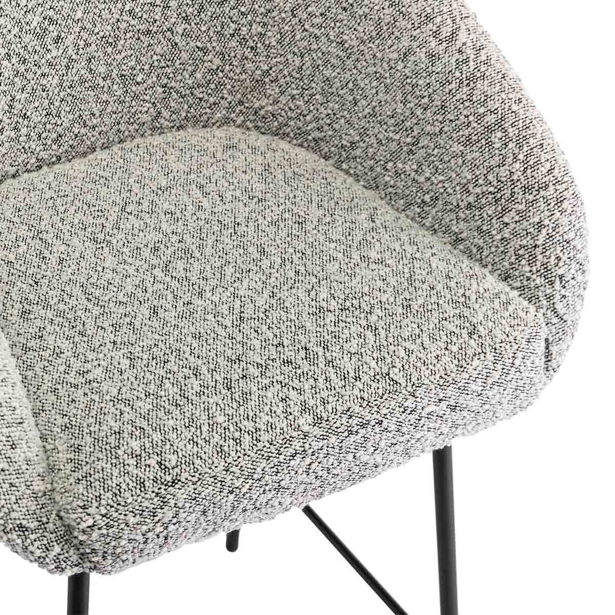 Avalon Boucle Bar Stool