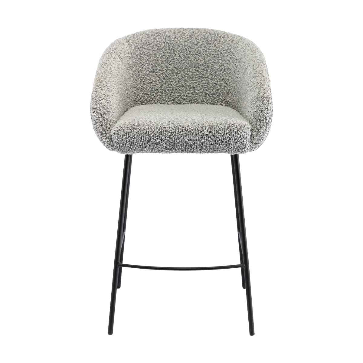 Avalon Boucle Bar Stool