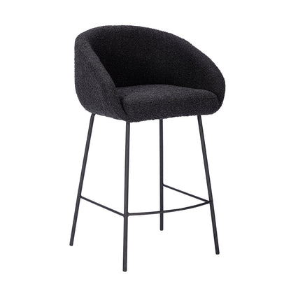 Avalon Boucle Bar Stool