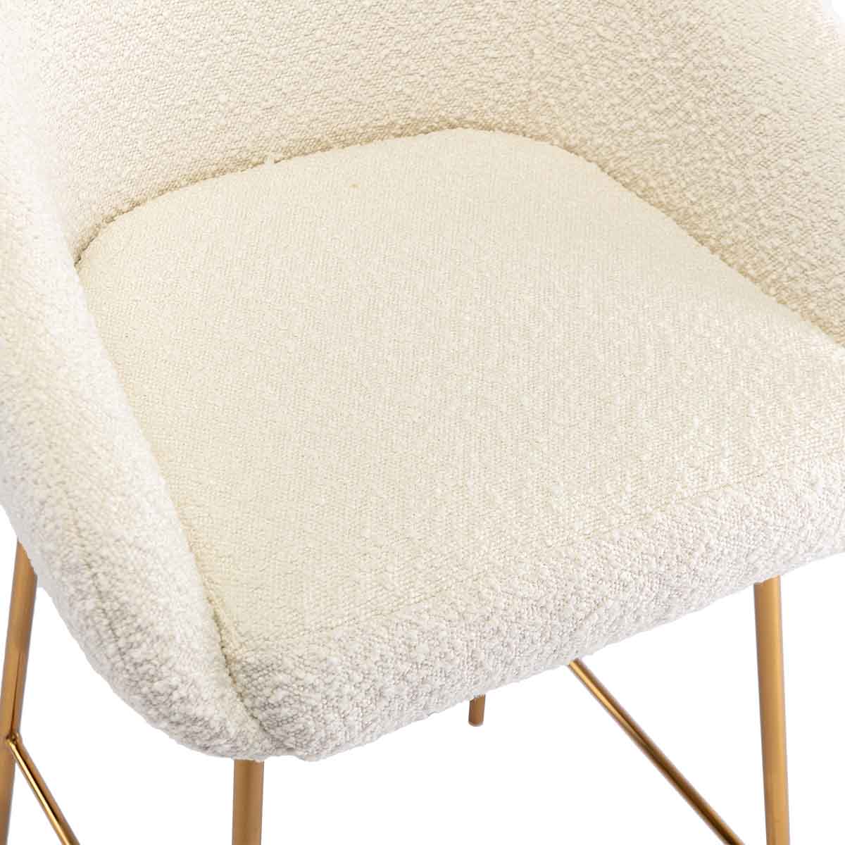 Avalon Boucle Bar Stool