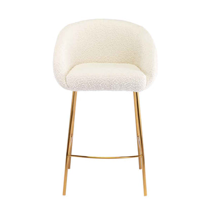 Avalon Boucle Bar Stool