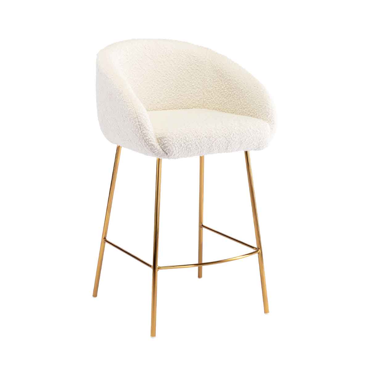 Avalon Boucle Bar Stool