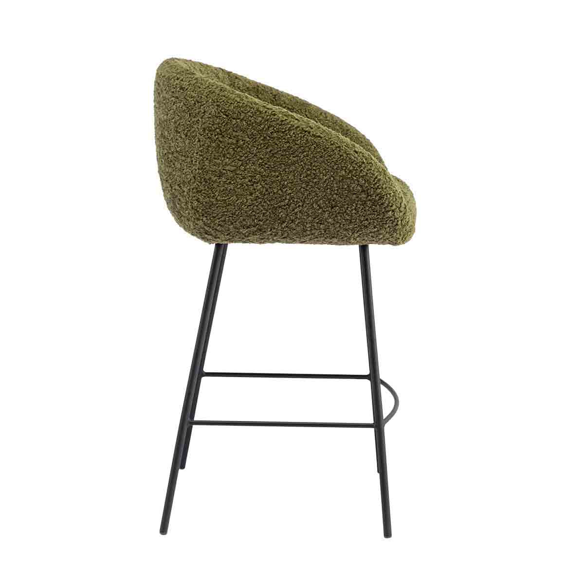 Avalon Fur Bar Stool