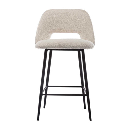 Belmont Boucle Bar Stool