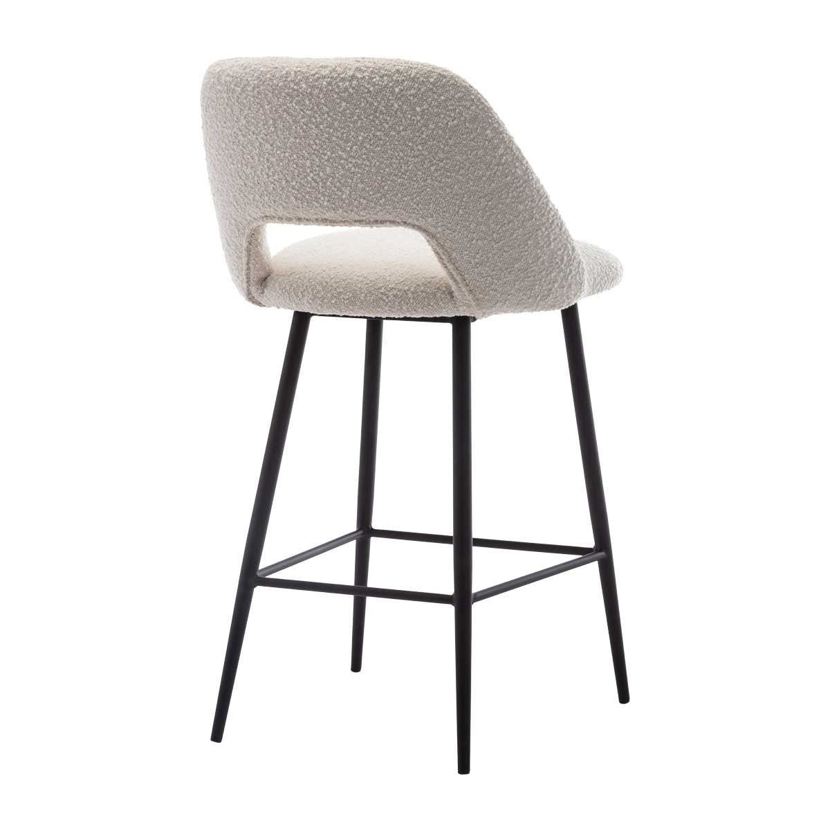 Belmont Boucle Bar Stool