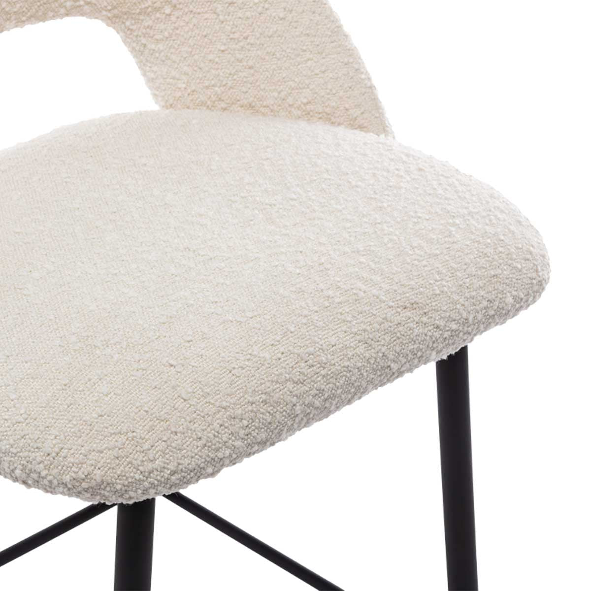 Belmont Boucle Bar Stool