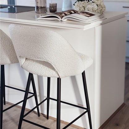 Belmont Boucle Bar Stool