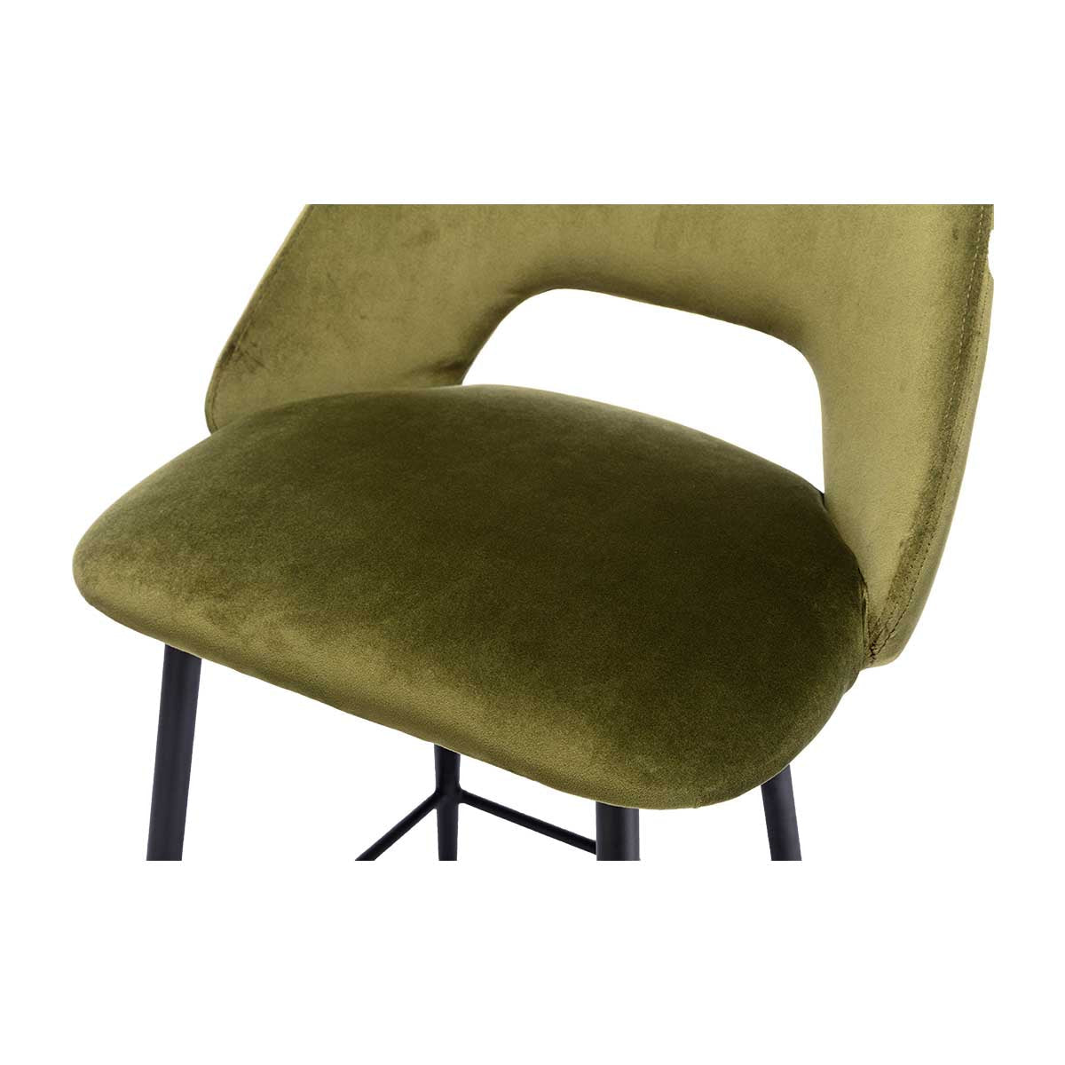 Belmont Velvet Bar Stool