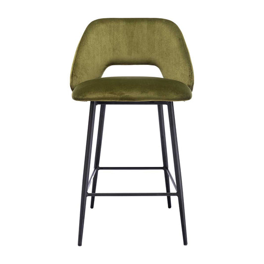 Belmont Velvet Bar Stool