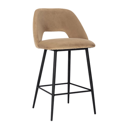 Belmont Velvet Bar Stool