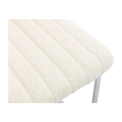 Blake Rattan Boucle Bar Stool