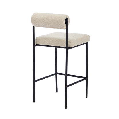 Mateo Boucle Bar Stool