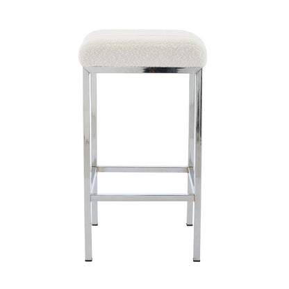 Zane Boucle Bar Stool