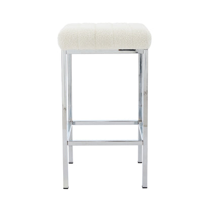 Zane Boucle Bar Stool