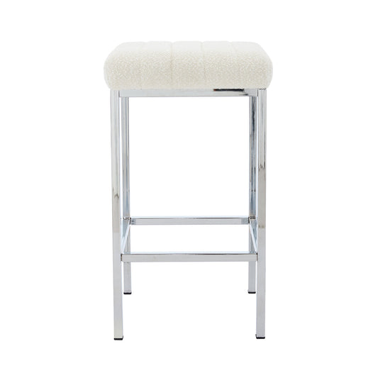 Zane Boucle Bar Stool