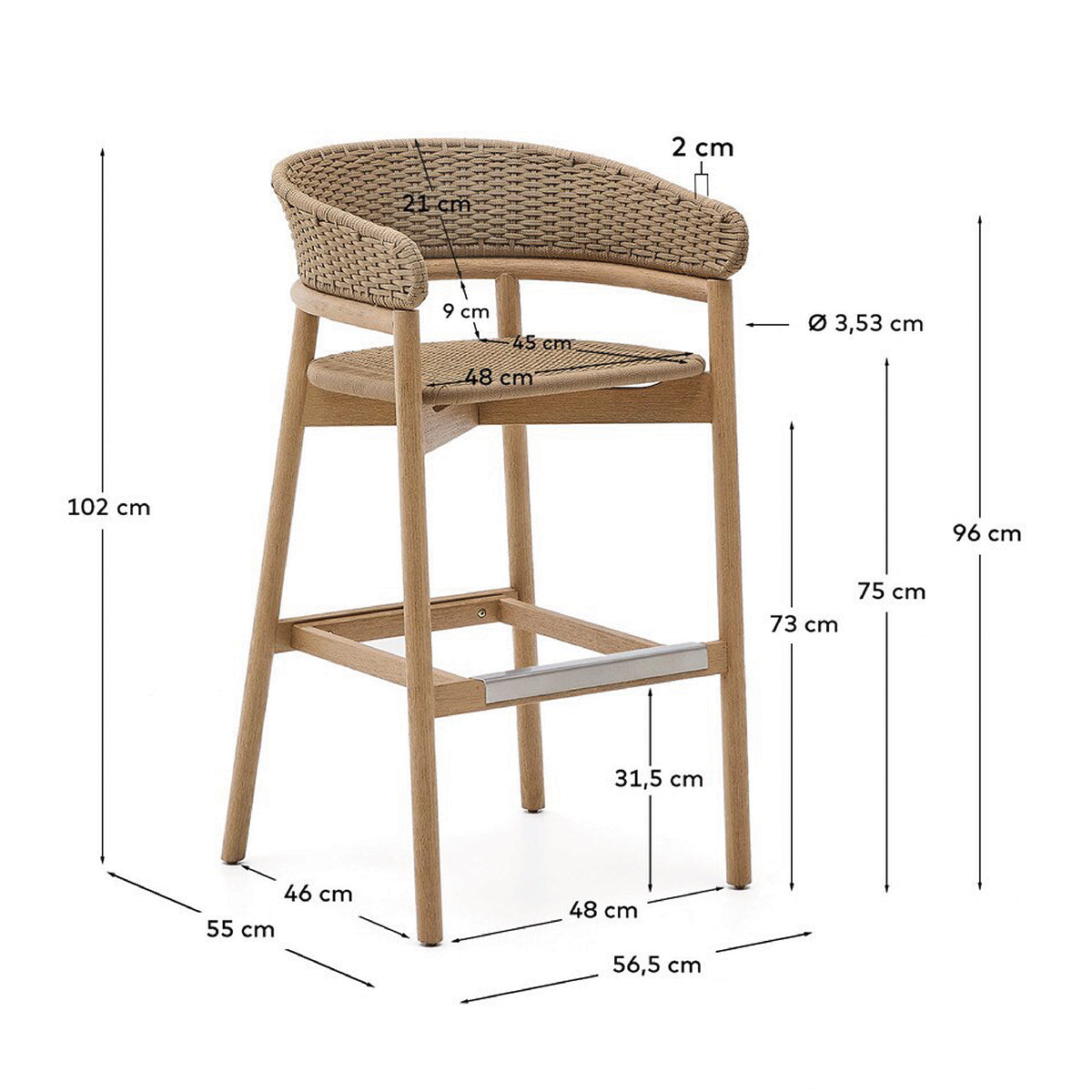 Arinella Bar Stool