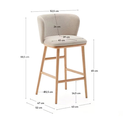 Ciselia Fabric Stool