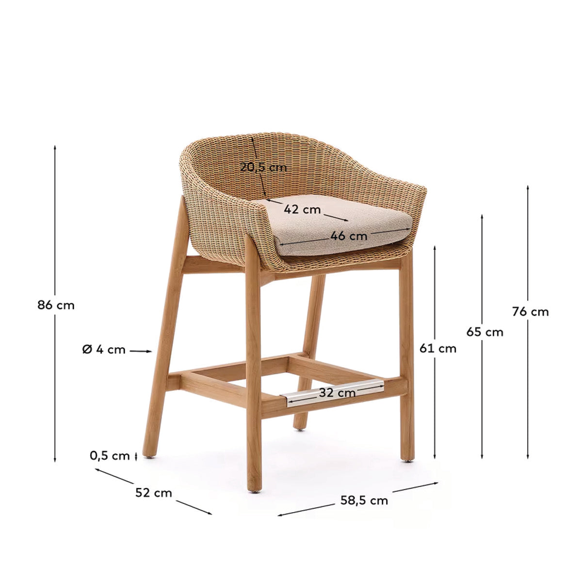 Galea Bar Stool