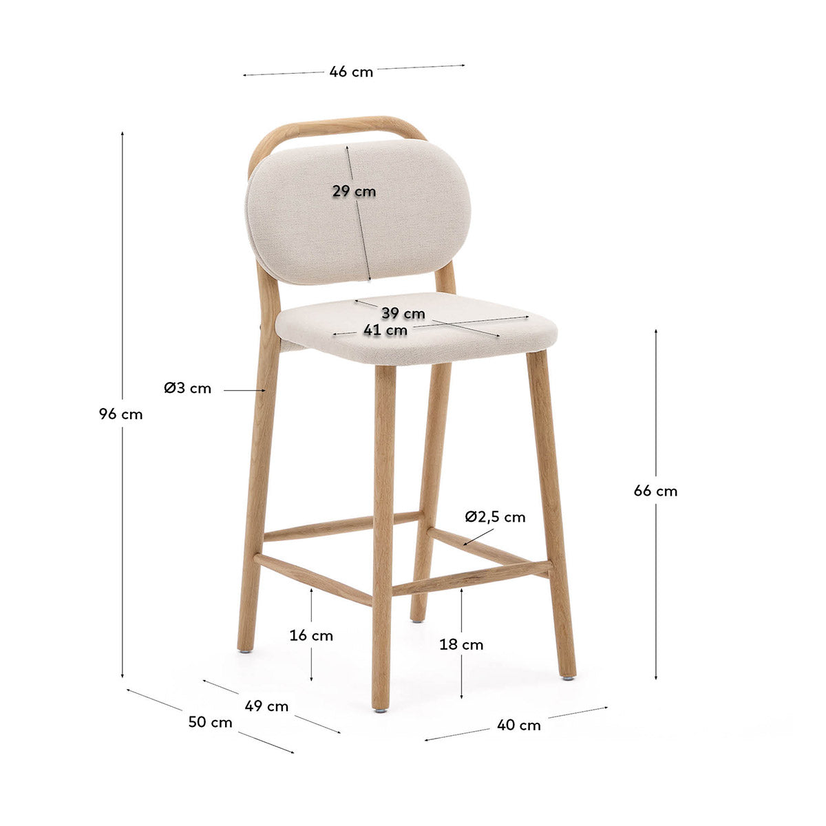 Helda Bar Stool