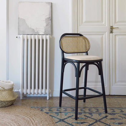 Doriane Rattan Bar Stool (65cm)