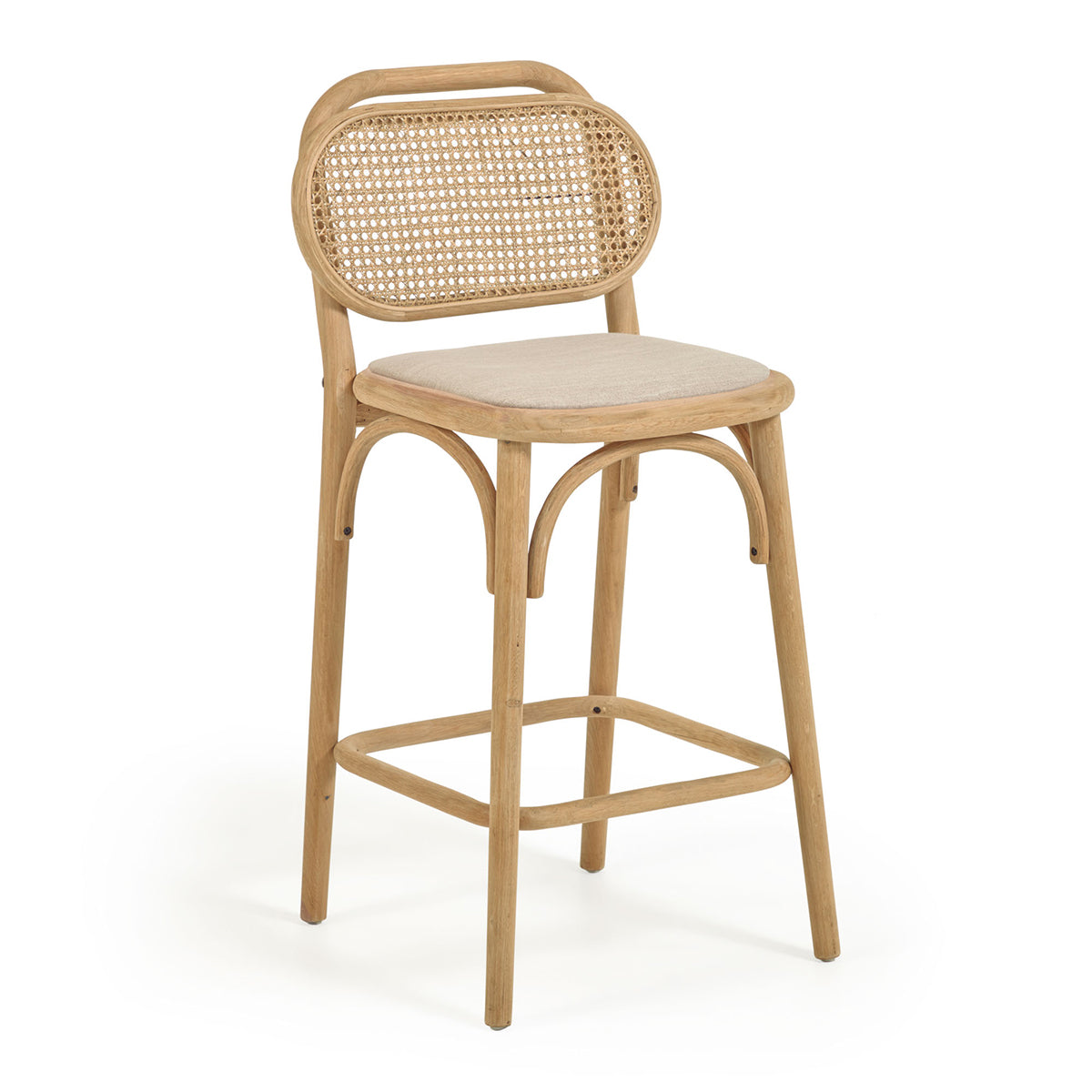 Doriane Rattan Bar Stool (65cm)