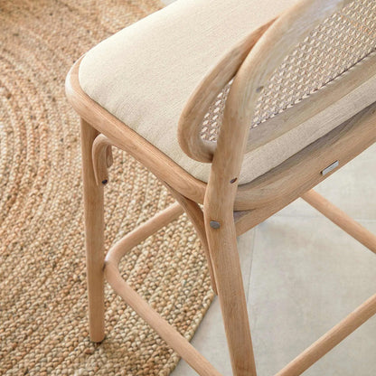 Doriane Rattan Bar Stool (65cm)