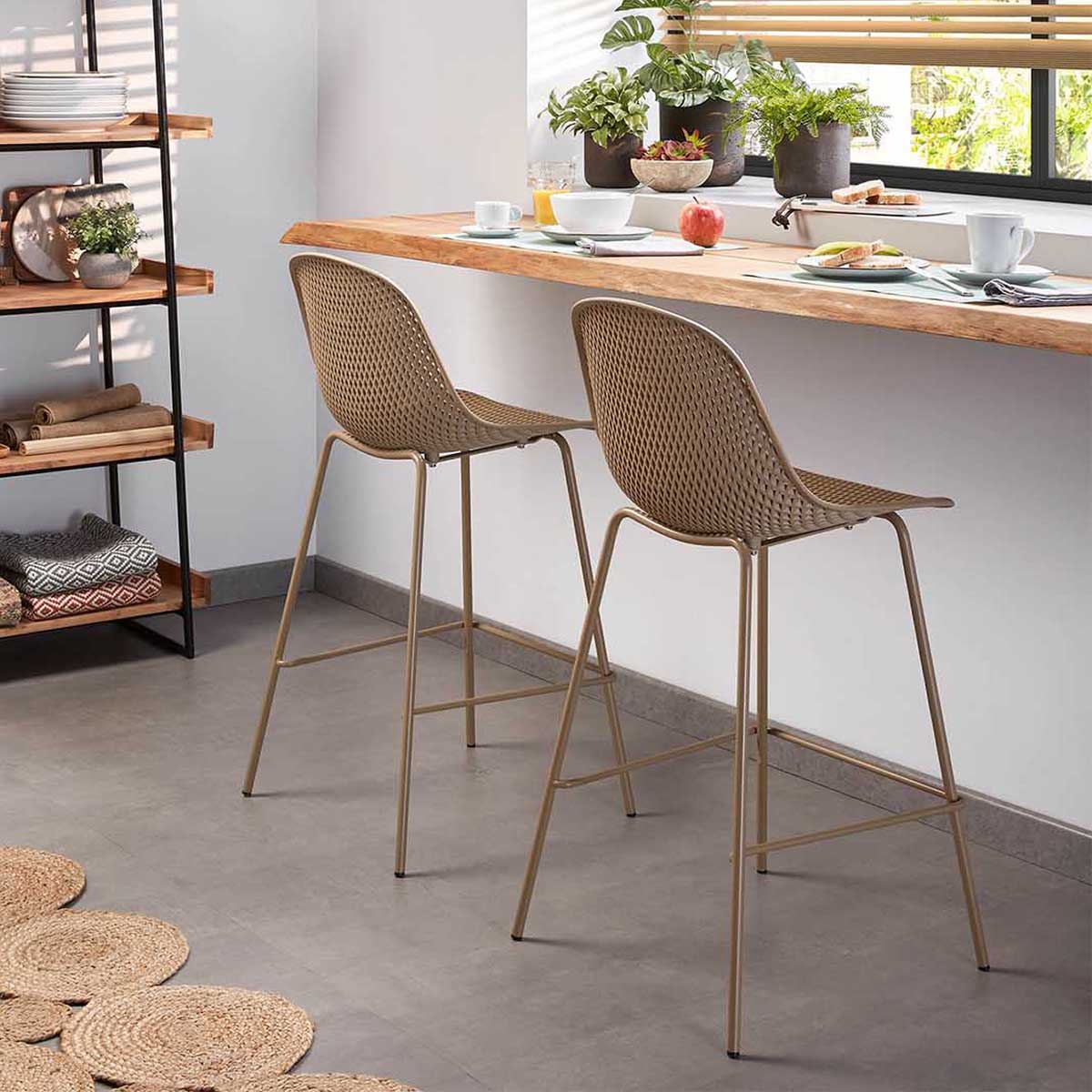 Quinby Outdoor Bar Stool (65cm)