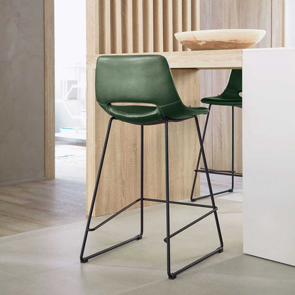 Zahara Leatherette Bar Stool (65cm)