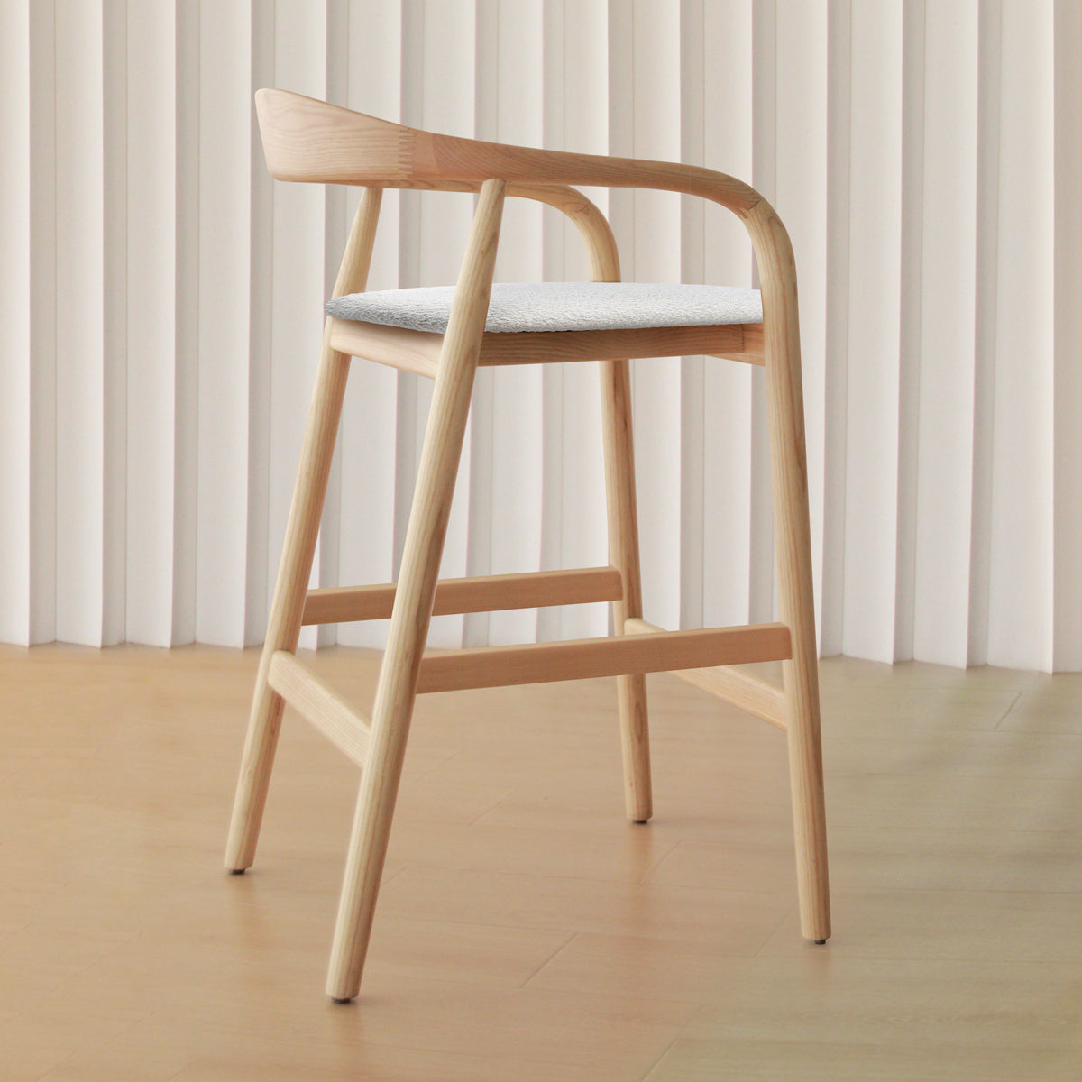 Noris Boucle Bar Stool