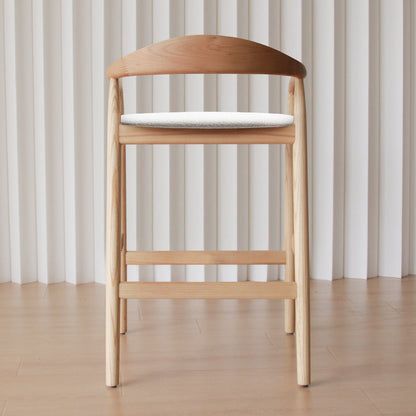 Noris Boucle Bar Stool