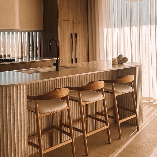 Noris Fabric Bar Stool