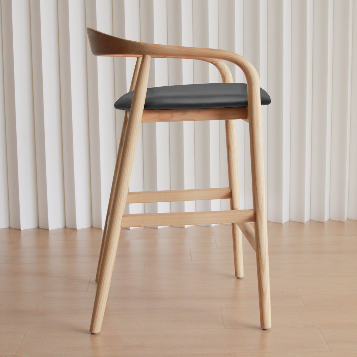 Noris Leather Bar Stool